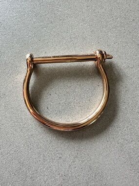 Authentic Miansai Rose Gold Screw bangle